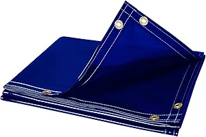 Steiner 325-6X8 6x8 ft ArcView Blue Transparent FR Vinyl Welding Screen