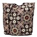 Hippie Crossbody Bag Thai Top Zip Hobo Sling Bag Handmade Hipster Messenger Bag (Rose Line)