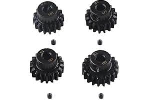 ADORLY M1 Pinion Gear 5mm 16T 17T 18T 19T Mod1 for Arrma 6s Big Rock Typhon Kraton Mojave Notorious Fireteam Infraction Felony Motor Pinion Upgrade Parts