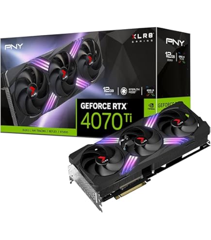 Amazon.com: PNY VCG4070S12DFXPB1-O RTX 4070 Super 12GB GDDR6X