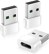 USB-C Female to USB-A Male Adapter 3Pack Charging Block