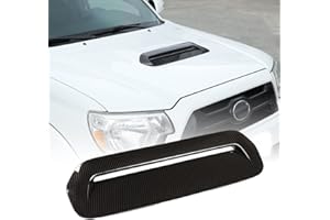 CHEAYAR Car Hood Vents,Hood Scoop Body Kit, Made of ABS Material,Engine Hood Air Outlet Vent Moulding Cover Trim Compatible with 2013-2015 Toyota Tacoma (Carbon Fiber Pattern)