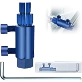 New Pipe Extractor Tool Pipe Nipple Extractor Set Pipe Remover Kit Broken Pipe Thread Remover Fits 1/2 inch to 1 inch Pipe Capacity Great Diy Gift for Men (Blue)