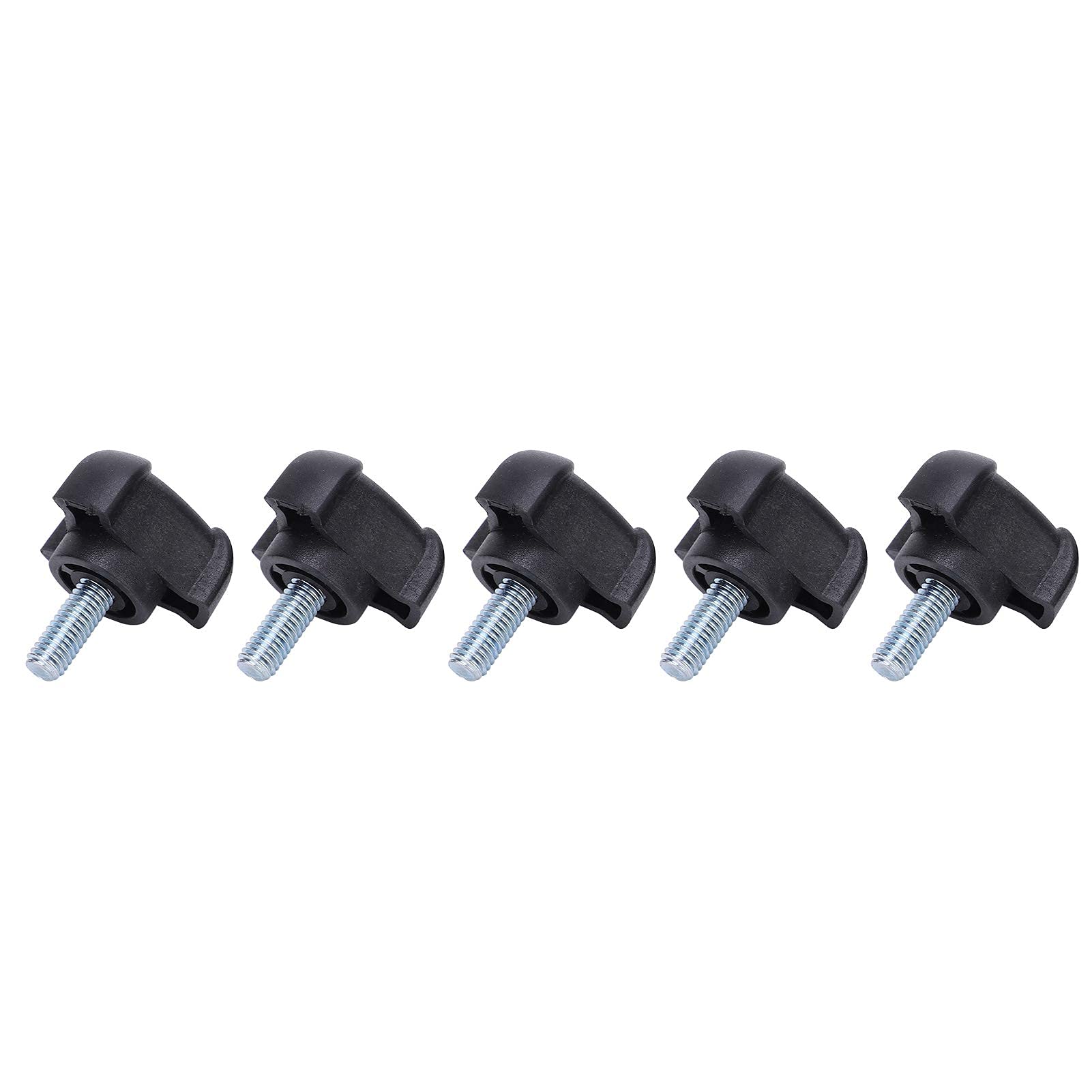 5Pcs Clamping Screw Knob, M6 x 15mm Threaded Triangular‑Head Shaped Grips Knob Thumb Screw Handle Screws Locking Bolt