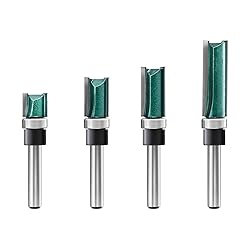 ZOKMOK Pattern Flush Trim Router Bits 1/4