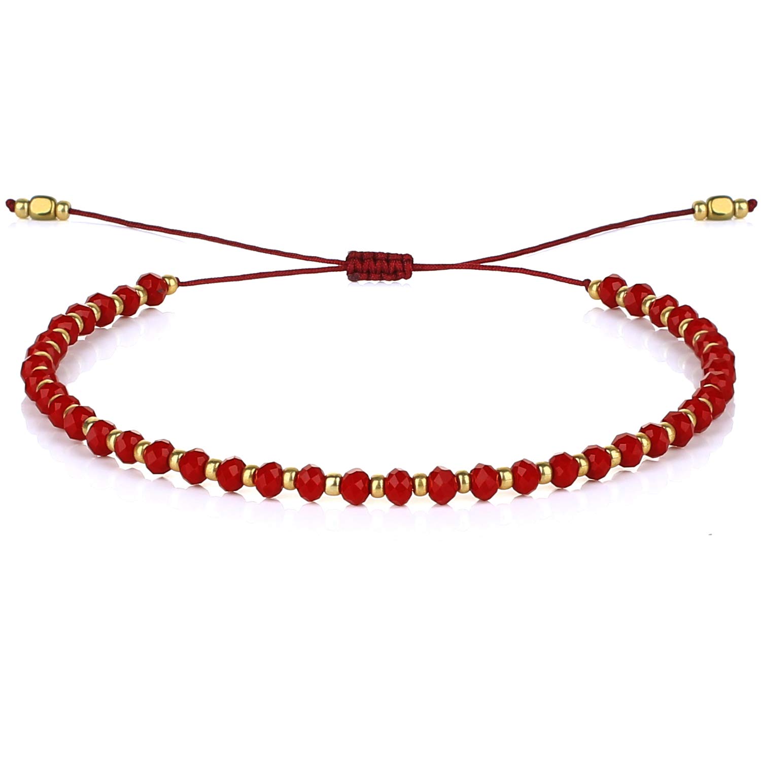 C·QUAN CHI Crystal Bracelet Gold Seed Bead Bracelet Women Miyiki Bracelet Boho Friendship Bracelet Gift- 7C