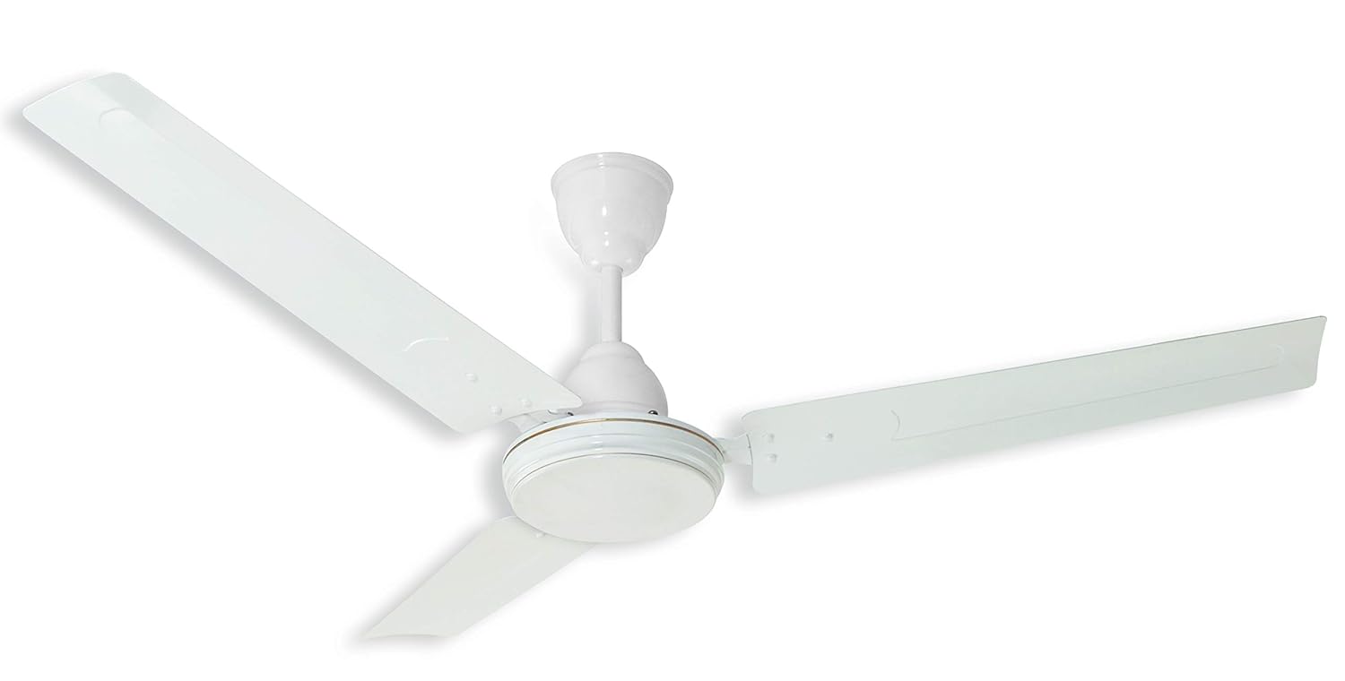 Buy Breezalit Designer Ceiling Fan Tempest Glossy White Finish
