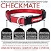 EzyDog Checkmate Martingale Collar for Dogs – Premium Nylon Training Dog Collar for Easy Control with no Choking (Large, Black)