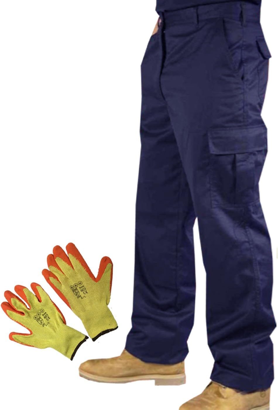 navy blue work pants with side pockets