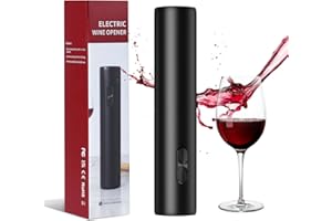 Yamdrok Electric Wine Bottle Opener, Automatic Wine Corkscrew Opener for Home Kitchen Party Bar, Battery Operated Cordless On