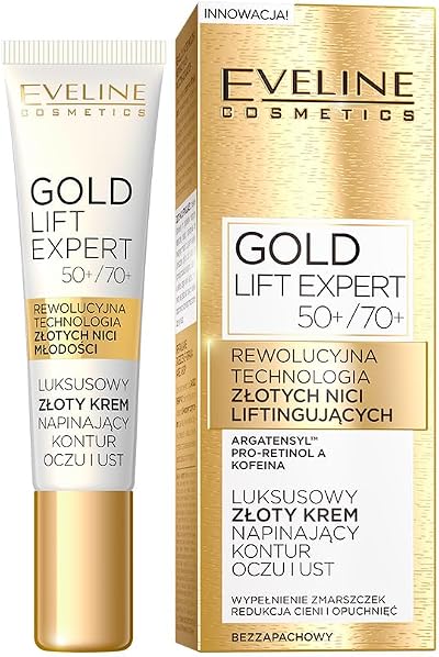 EVELINE COSMETICS Gold Lift Expert Eye Lip Cream 50+/70+ 15ml