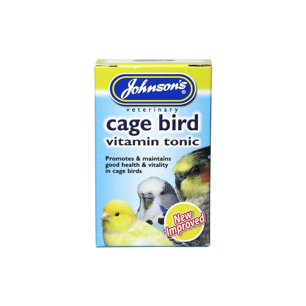 Johnsons Veterinary Products 6 x Johnson's Caged Bird Vitamin Tonic 15ml, clear