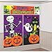 Amscan Family Friendly Halloween Trick or Treat Scene Setters Room Decorating Kit, Multicolor, 59
