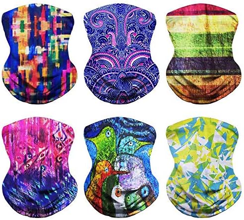 VCZUIUC Headband Face Mask Bandana Head Wrap Scarf Neck Warmer Headwear Balaclava for Sports