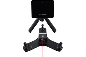 Tower Golf Alignment Stand for Garmin® Approach® R10 - Injection Molded Nylon, Red Vertical Laser, Launch Monitor Alignment a