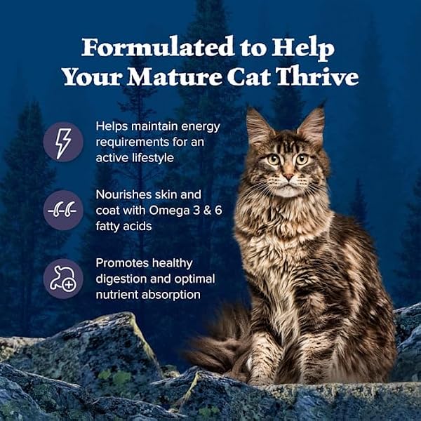 BLUE BUFFALO BLUE WILDERNESS NATURAL HIGH PROTEIN, CHICKEN, MATURE DRY CAT FOOD, 4 LBS.