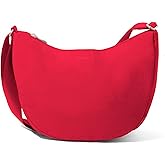 Baggallini Swift Crescent Crossbody Bag for Women - Lightweight 12"x8" Travel Purse Handbag