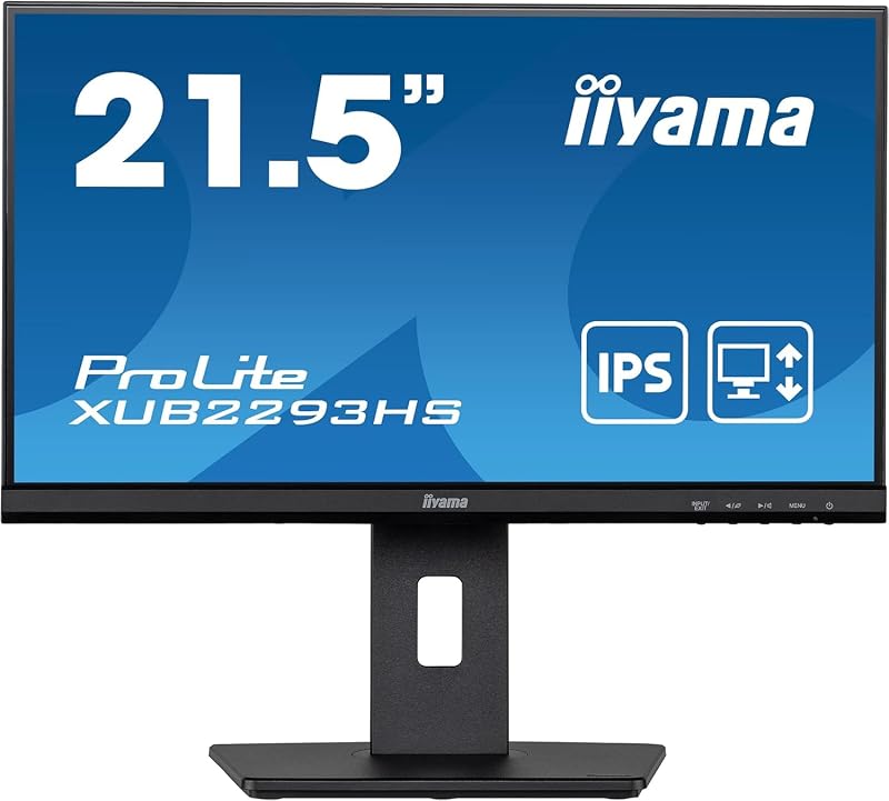 iiyama XUB2293HS-B5 21.5" Full HD IPS 4ms FreeSync LCD Monitor 150mm HA Stand