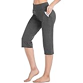 RIMLESS 7 Women's Yoga Pants with Pockets High Waist Stretch Pants Tummy Control Workout Pants