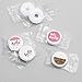 Big Dot of Happiness Hello Little One - Pink and Gold Girl Baby Shower Party Round Candy Sticker Favors Labels Fit Chocolate (1 Sheet 108)