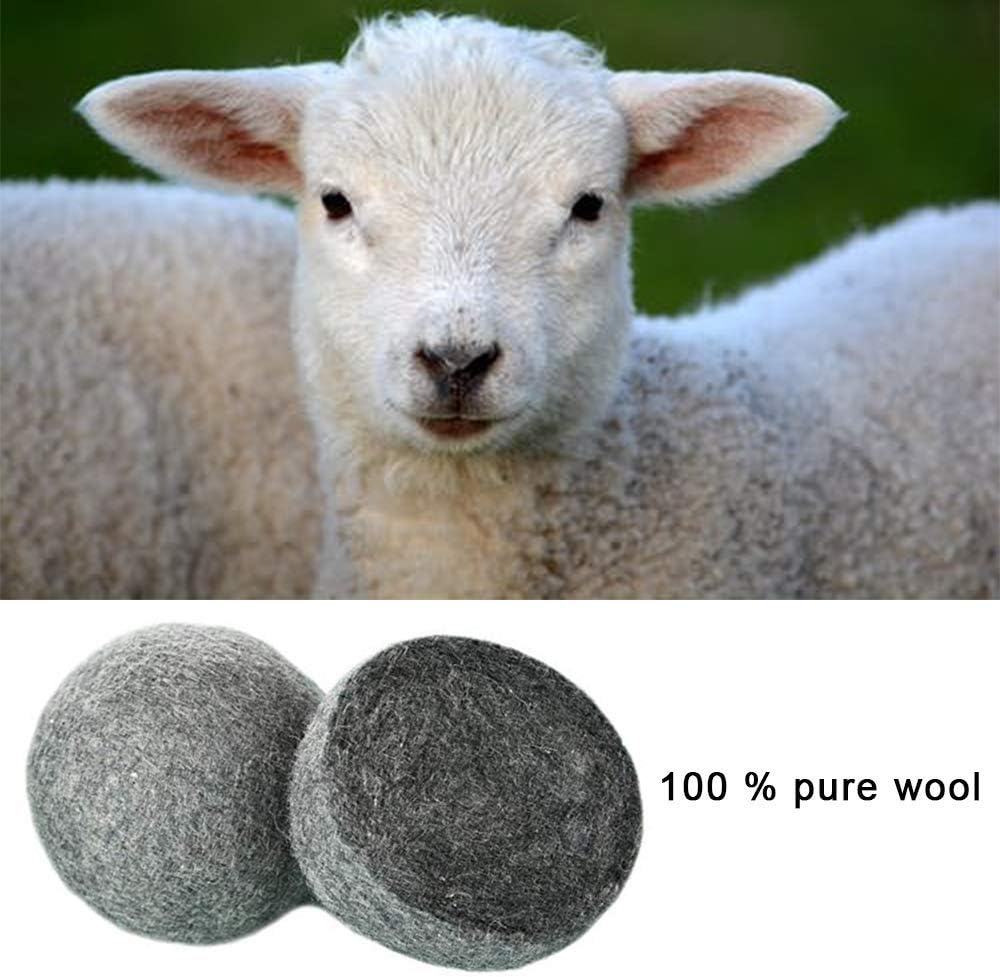 SheepSheepSheep Sheep Laundry Balls Dryer XL Handmade Organic Wool Dryer Balls Laundry You Can Choose 3~9Package (6): Health & Personal Care