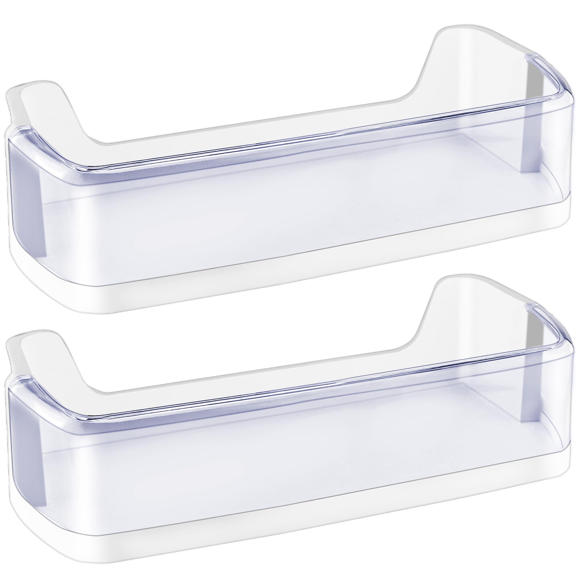 Photo 1 of (2 PACK) Durable DA97-08348A Refrigerator Door Shelf Bin Replacement fit for Sam-sung Refrigerators Right Door Middle Shelf for RS25H5111BC RS25H5111SR RS265TDRS Replace DA63-05215A by Fetechmate