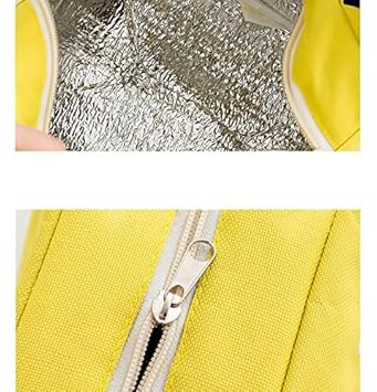 haodou para el almuerzo Lienzo cremallera bolsa térmica dibujos ...