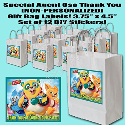 Special Agent Oso Party Supplies - Special Agent Oso Party Favors Supplies