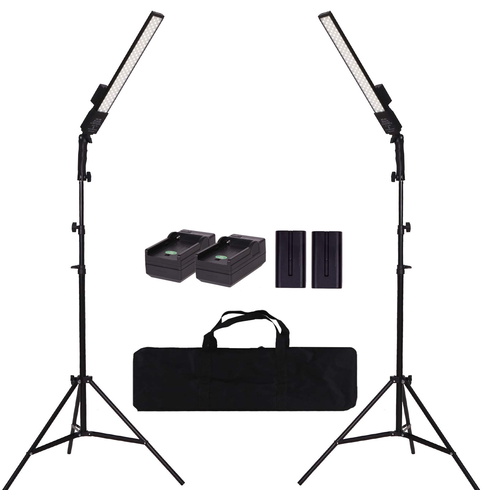 Photo 1 of ** SOLD AS IS NO REFUND/RETURN  ** SEE COMMENTS !
GSKAIWEN LED Video Light Battery Powered Photography Light Portable Handheld Wand,Dimmable 2800-5500K Photo Studio Light Kit with NP-970 Li-ion Battery and Stand for Portrait, YouTube,Outdoor Video