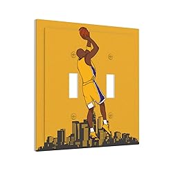 Xuejiaku Light Switch Cover Cartoon Basketball