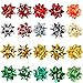 46 Christmas Gift Self Adhesive Bows & 8 Rolls of Christmas Curling Ribbons for Christmas Holiday Gifts, Bows, Baskets, Wine Bottles Decoration, Gift Wrapping and Decoration Present by Joiedomi.