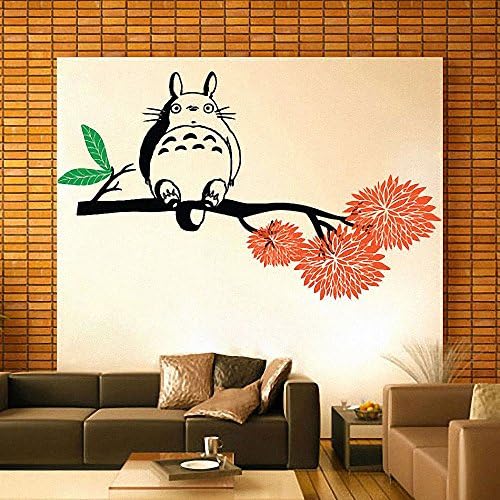 My Neighbor Totoro on tree branch Art Wall Sticker Vinyl Decal WD-0532
