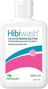 Hibiscrub Hibiwash Full Body Antimicrobial Wash 250ml 4% Chlorhexidine Gluconate