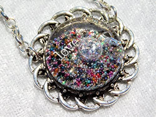 Snow diy globe necklace souvenir dsc mysocalledcraftylife Amazon.com: Snow Globe Jewelry, Snow Globe Pendant Necklace, Movement