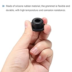 MECCANIXITY 6Pcs T Shape Rubber Grommet Mount Dia