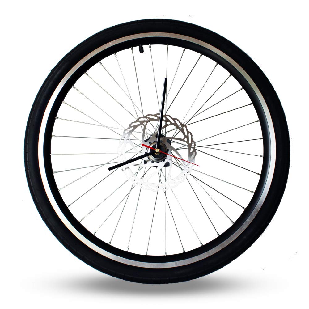 Bikes Bazaar Clock, aluminium, Black, One Size