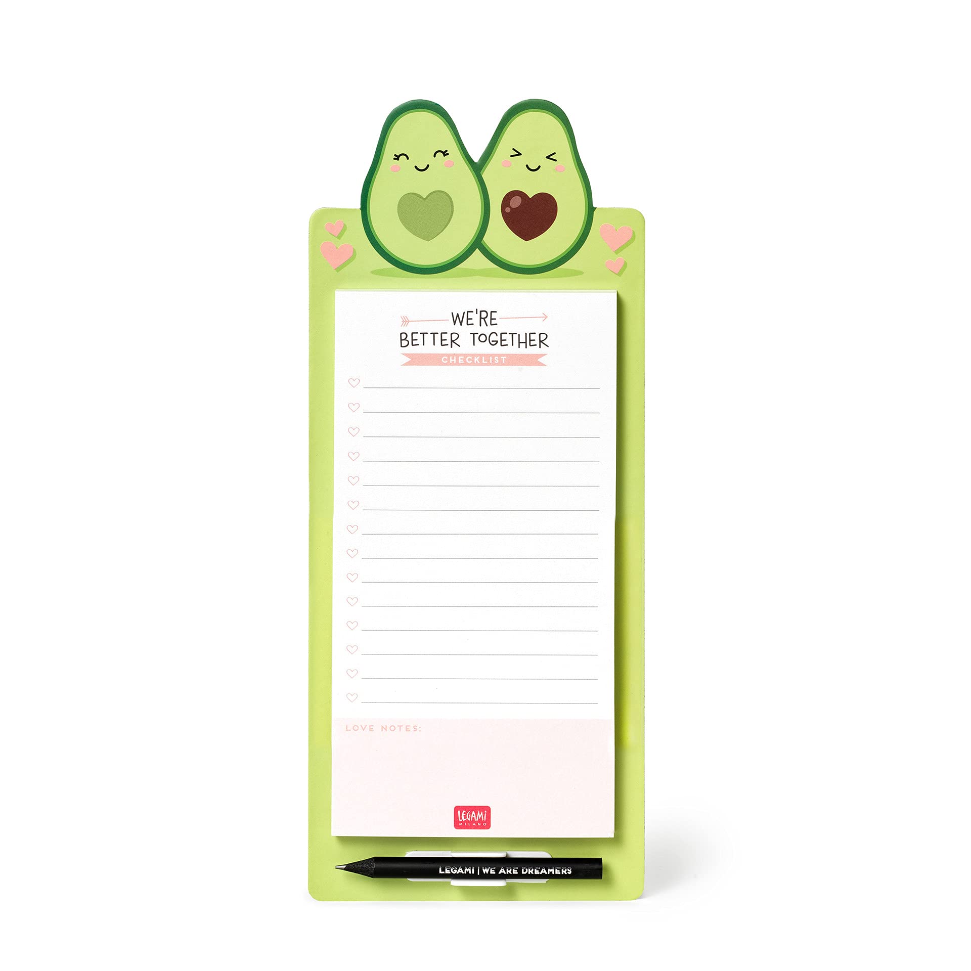 Legami Don't Forget Avocado Magnetic Note Pad 11x28 cm