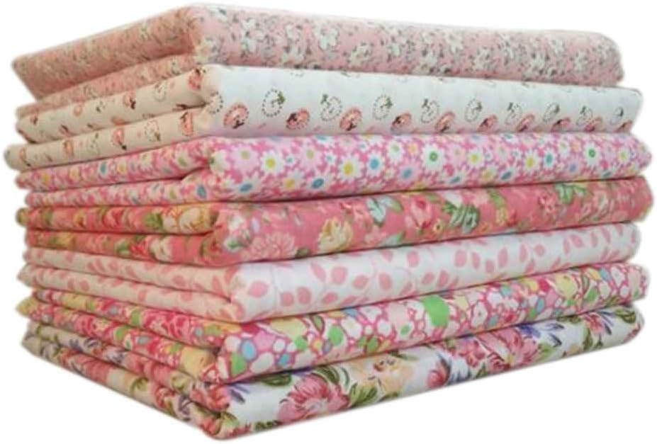 Demino7pcs/set Cotton Fabric For Sewing Quilting Patchwork Home Textile Pink Series Tilda Doll Body Cloth