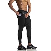 WIRIST 2 in 1 Running Pants with Towel Loop - Men's Athletic Compression Gym Pants
