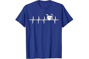 iNexTech Drums Heartbeat for Drummers & Percussionists T-Shirt