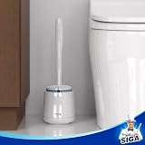 MR.SIGA Toilet Bowl Brush and Holder with Solid Handle White 1 Pack view 6