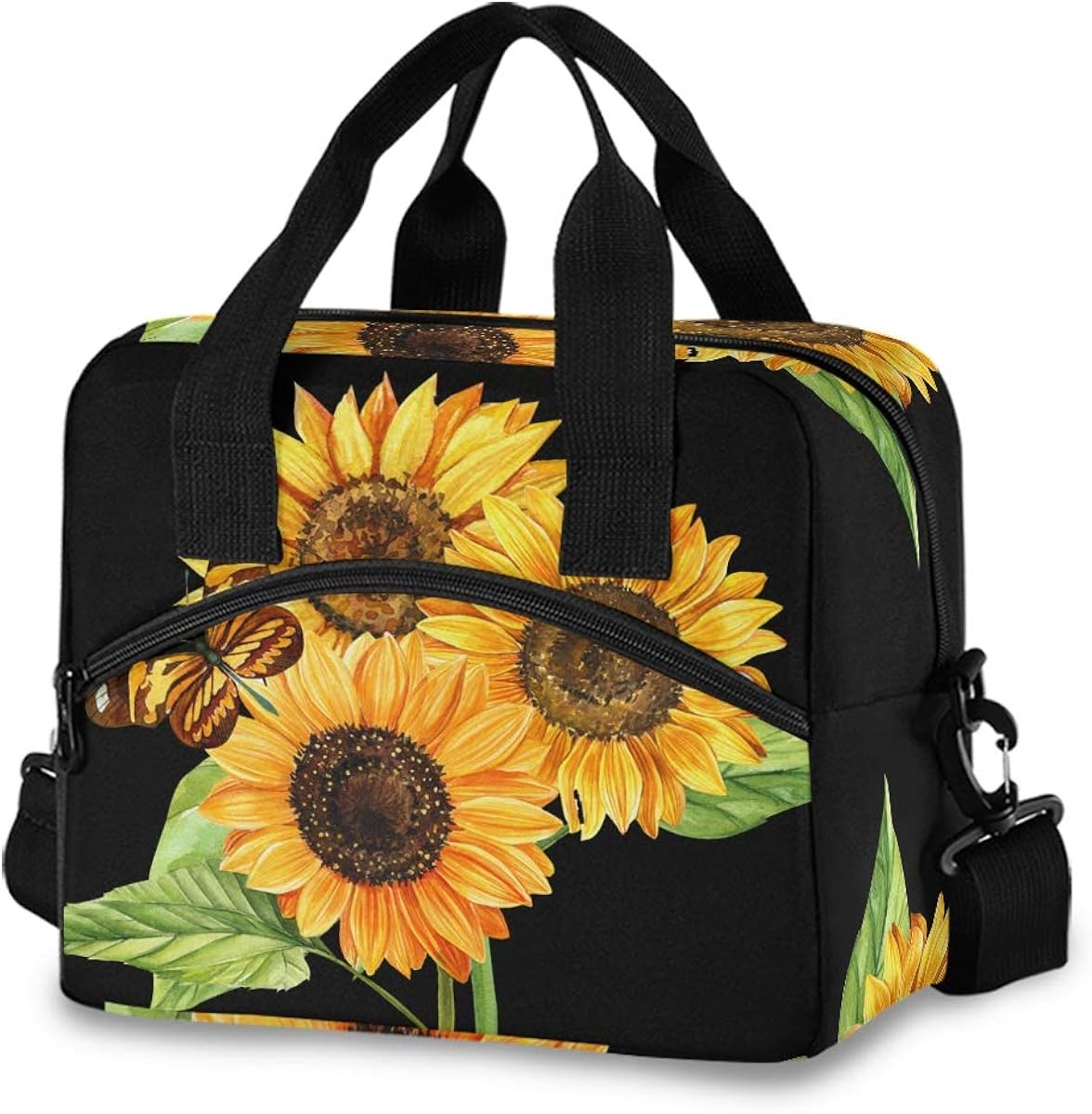 Bouquet Of Sunflowers Lunch Bags for Women Crossbody Lunch
