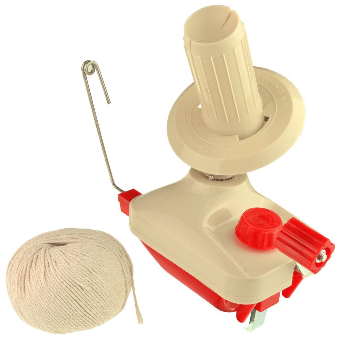 Marrywindix Bobbin Winder Yarn Winder Table Clasp, Hand Operated Manual