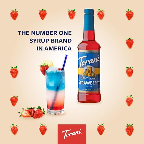 STRAWBERRY SYRUP, SUGAR-FREE BY TORANI