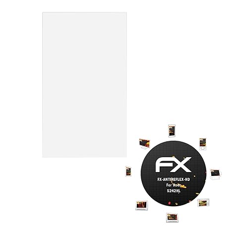 atFolix Schutzfolie kompatibel mit Acer S242HL Displayschutzfolie, HD-Entspiegelung FX Folie