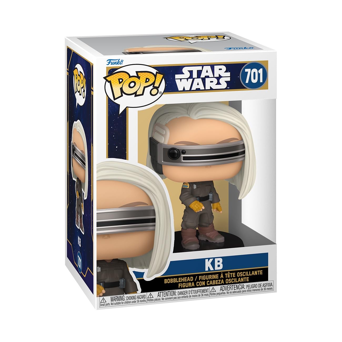 Funko POP! Star Wars: Skeleton Crew - KB - Collectable Vinyl Figure - Official Merchandise - Toys for Kids & Adults - Star Wars Fans - Model Figure for Collectors