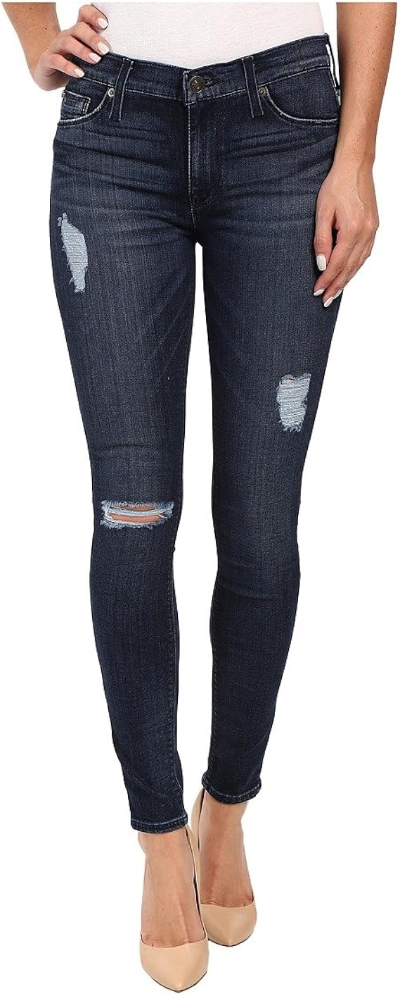 Hudson Women's Nico MidRise Ankle Super Skinny 5Pocket Jean at Amazon