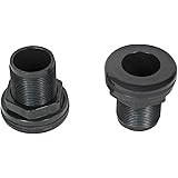 CPR Aquatic 4 Count Slip by Slip ABS Bulkheads for Aquarium Filters, 1-Inch