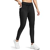 G Gradual Women's Fleece Lined Winter Leggings High Waisted Water Resistant Thermal Hiking Ski Pants for Women with Pockets