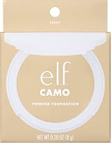 e.l.f. Camo Powder Foundation Fair 150 C — Primer-Infused, Buildable Coverage view 7